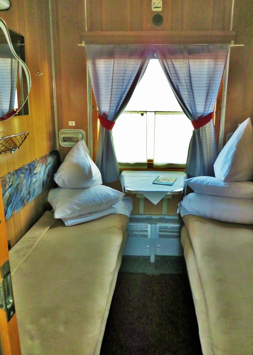 The First Class coach of the Trans-Siberian Railway