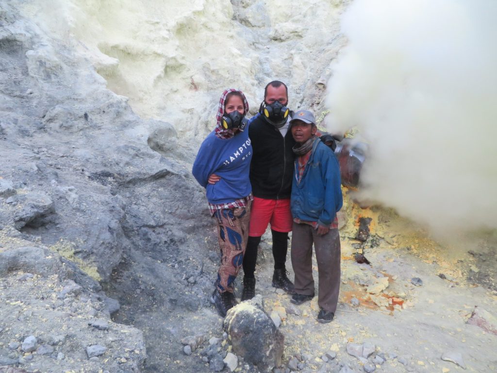blue fire in indonesia