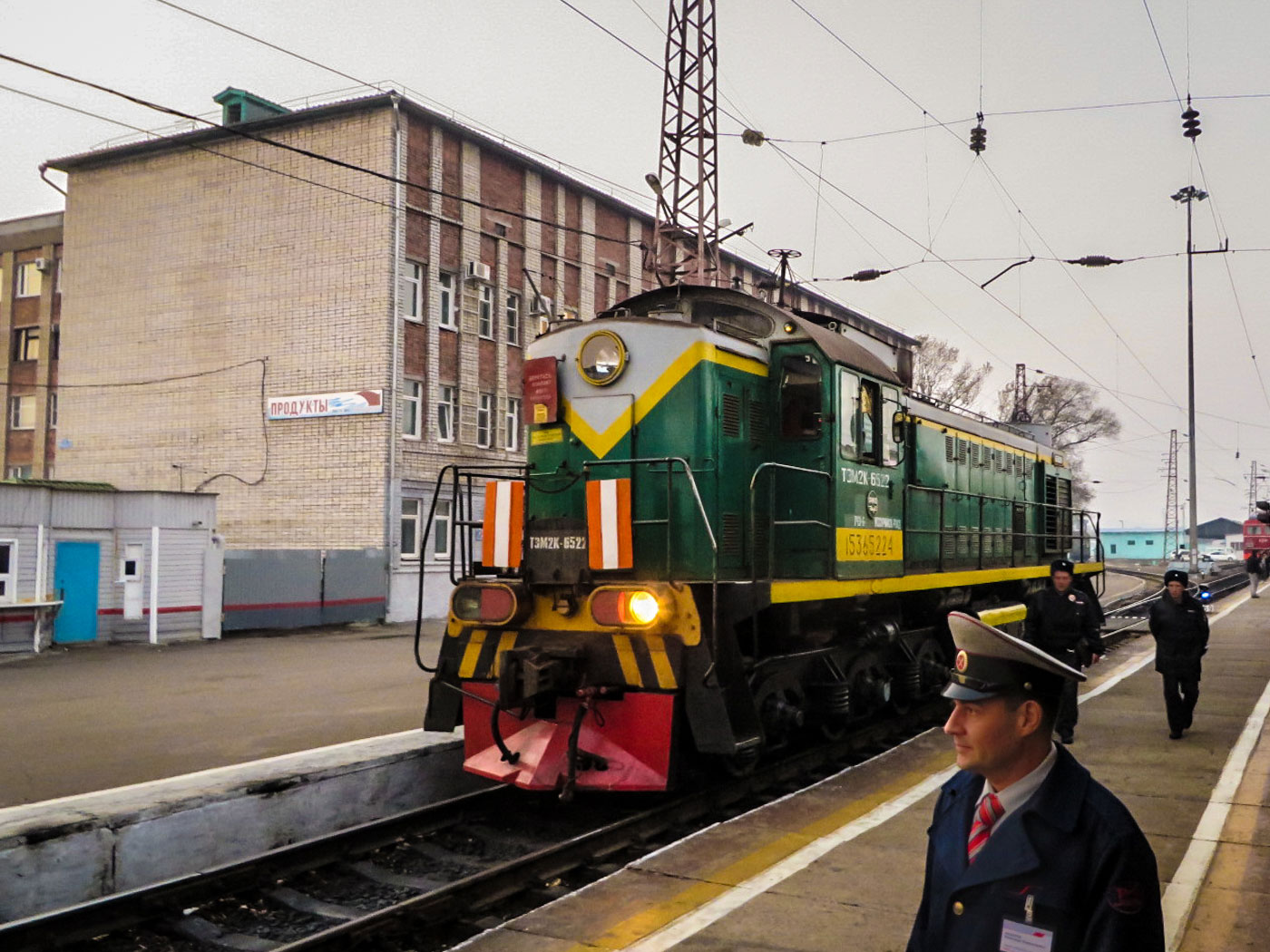 Estação de trem na Rússia, uma das formas de comprar a passagem da Transiberiana