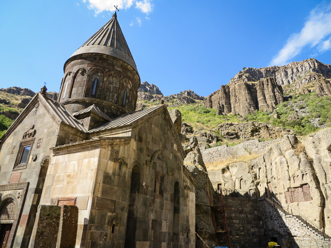 Geghard Monastey in armenia