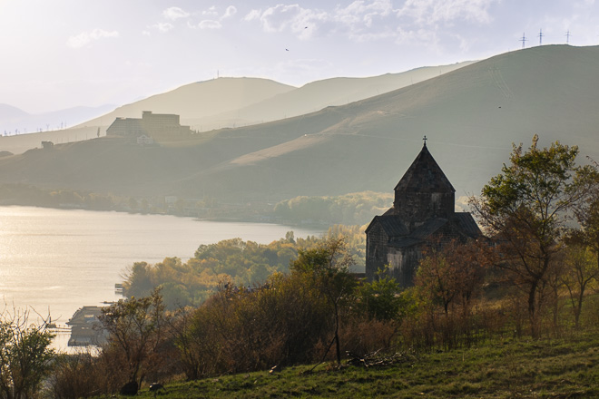 One of the most beautiful monasteries and the Lake Sevan