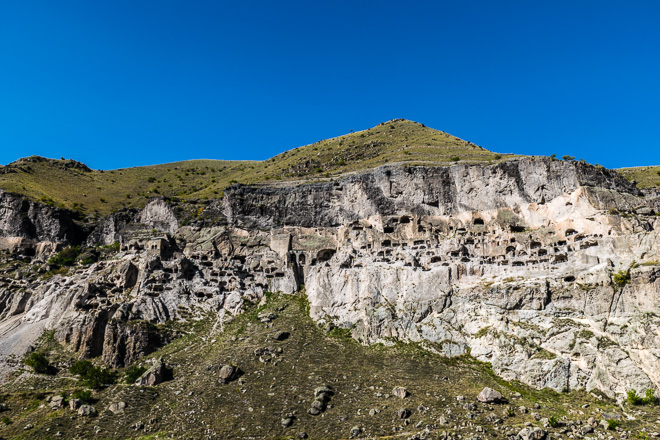 Varzia monastery carved on mountains