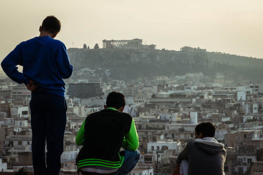 Overlooking the Acropolis in Athens
