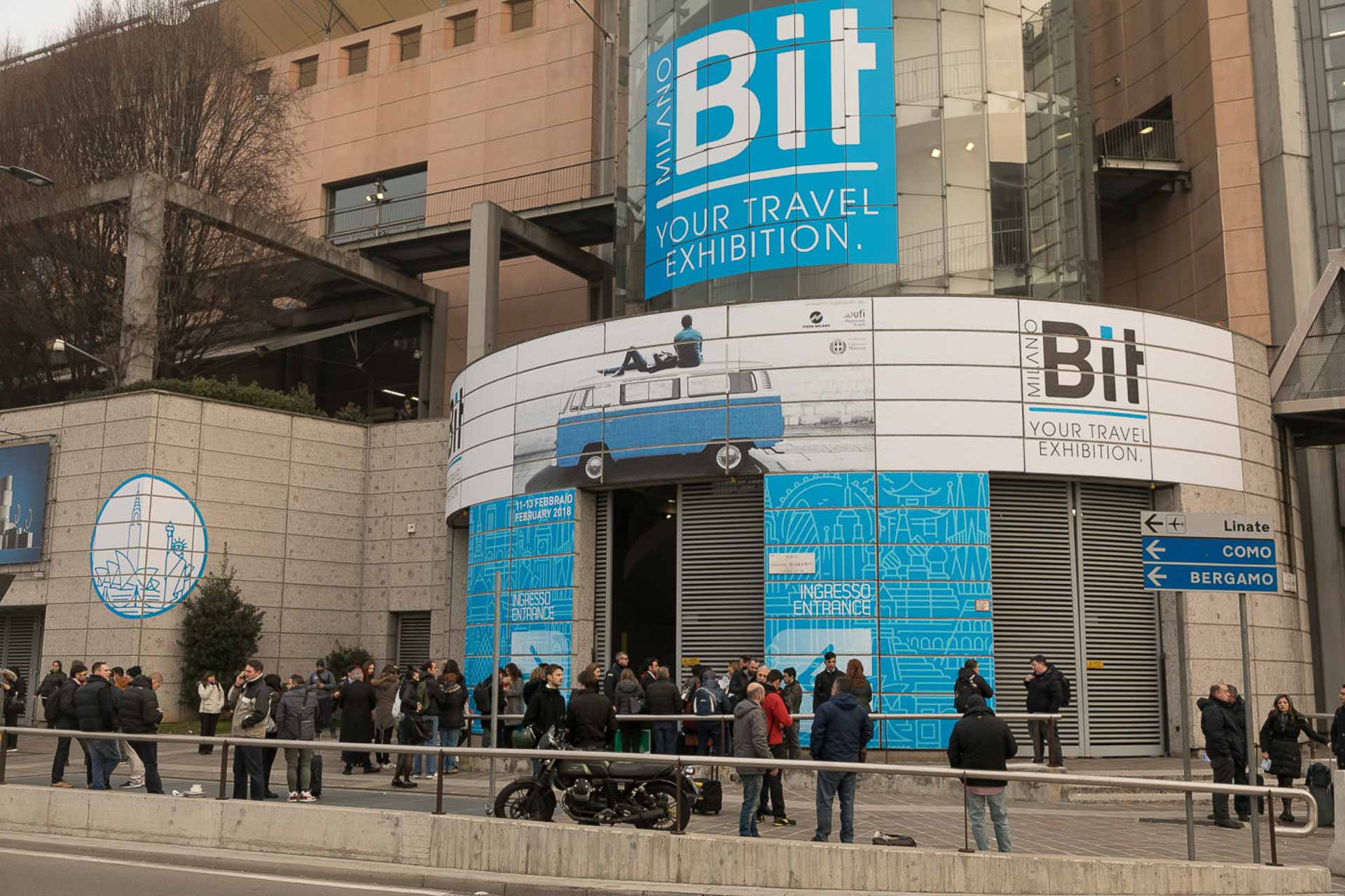 The entrance of BIT Milano
