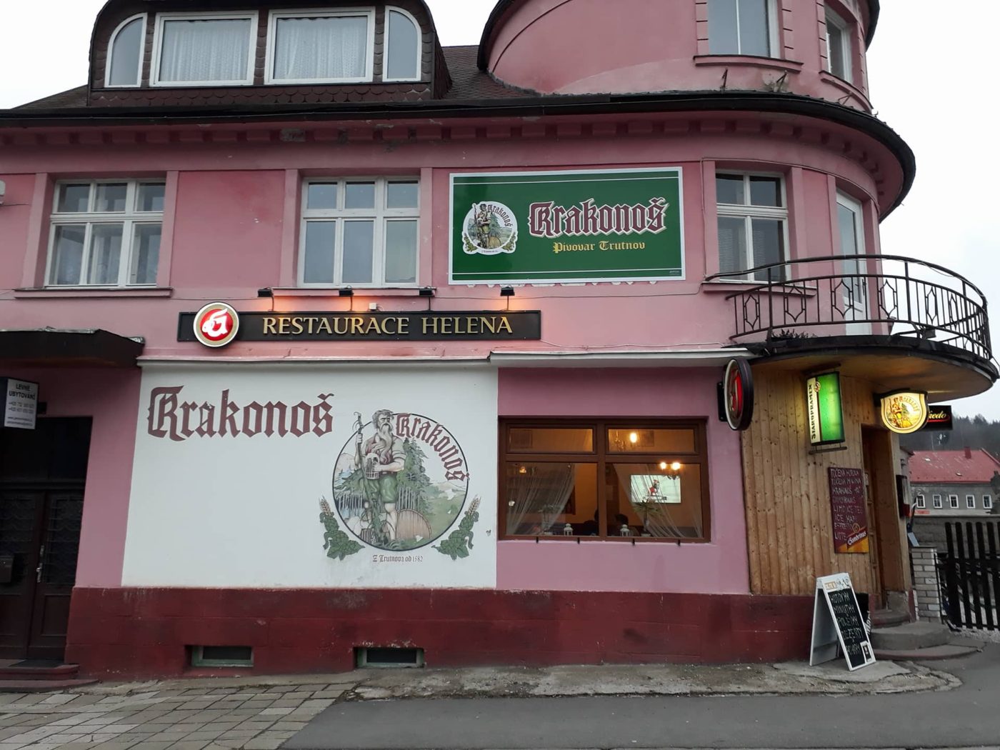 Restaurante Helena perto da estação de esqui Cerna Hora na República Tcheca