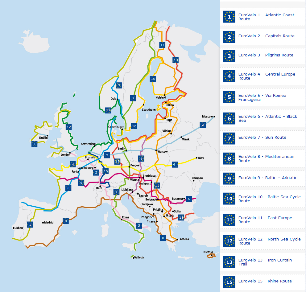 tour d'europe a velo