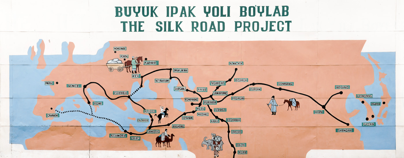 Map of the Silk Route