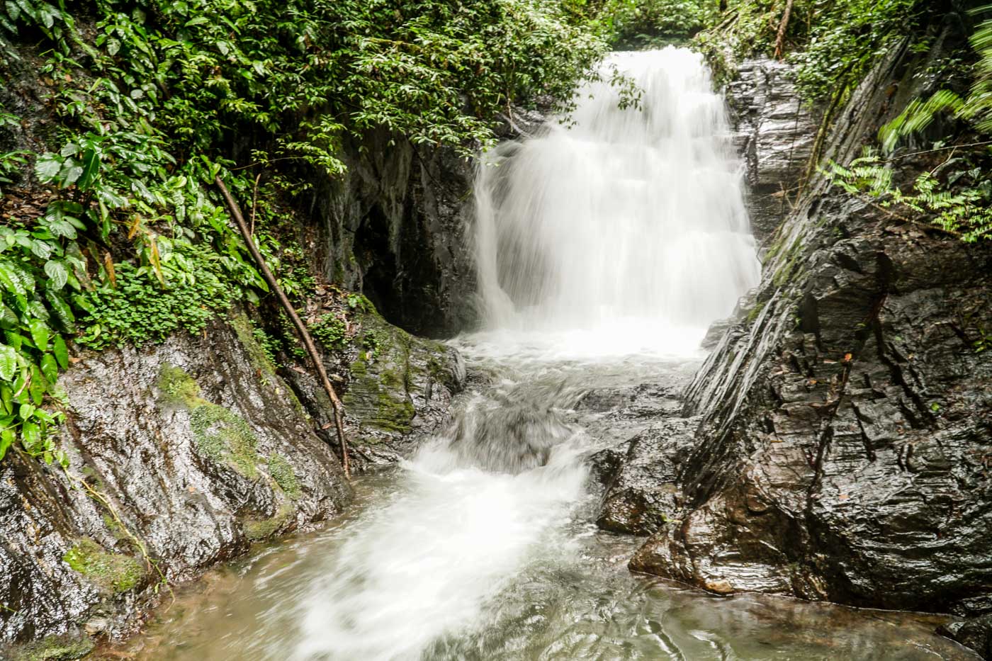 a waterfall in brazil