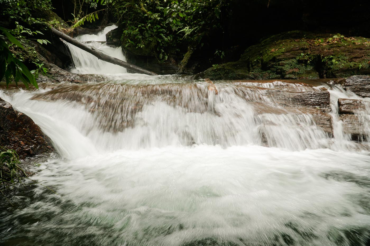 small waterfall at PETAR