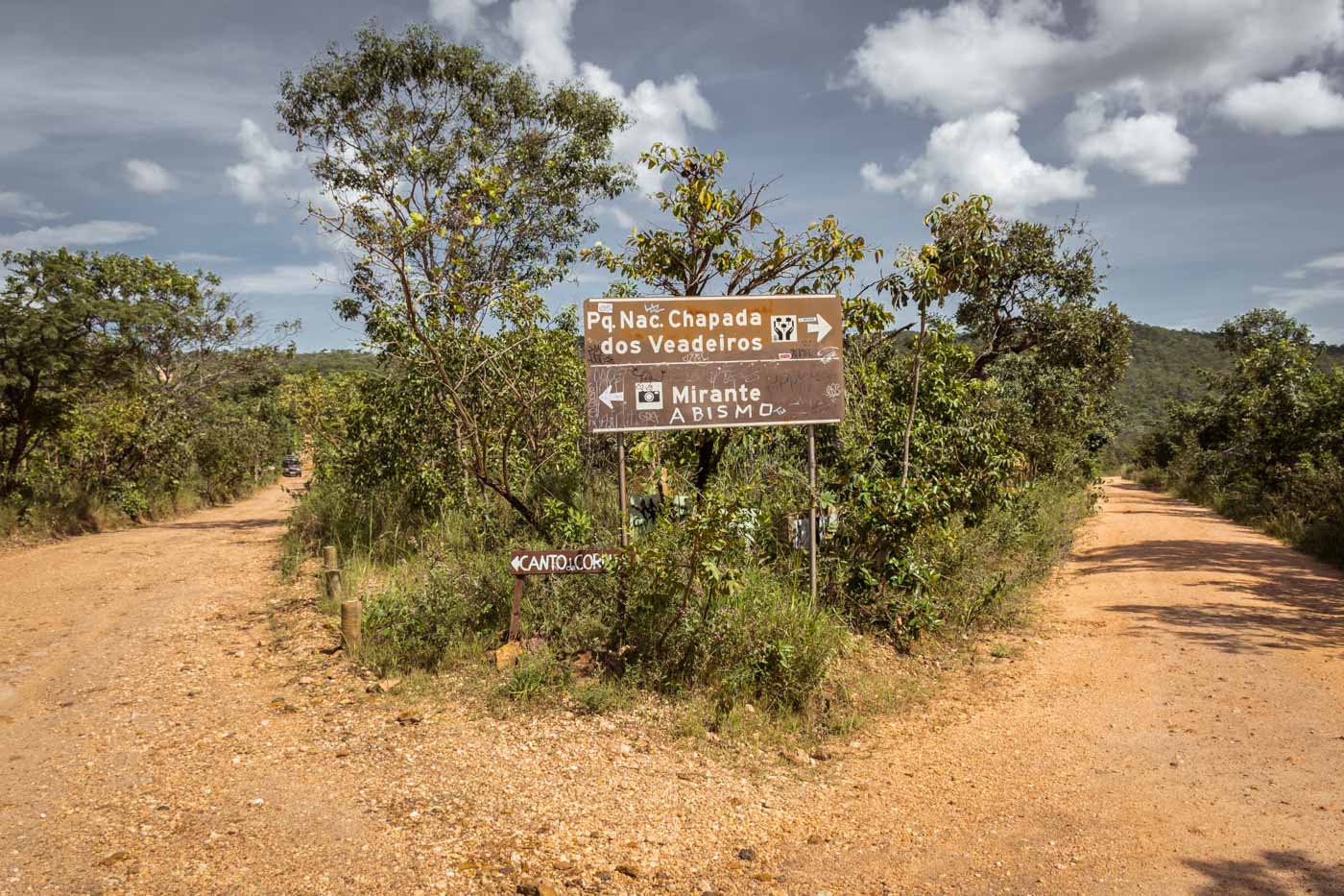 Entrance of Chapada dos Veadeiros National Park