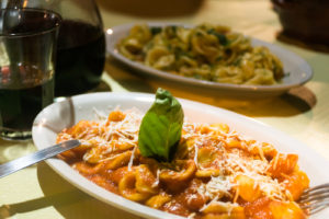 Gargano Puglia orecchiete dish from puglia