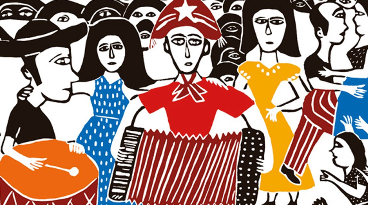 drawing of people from north-east Brazil