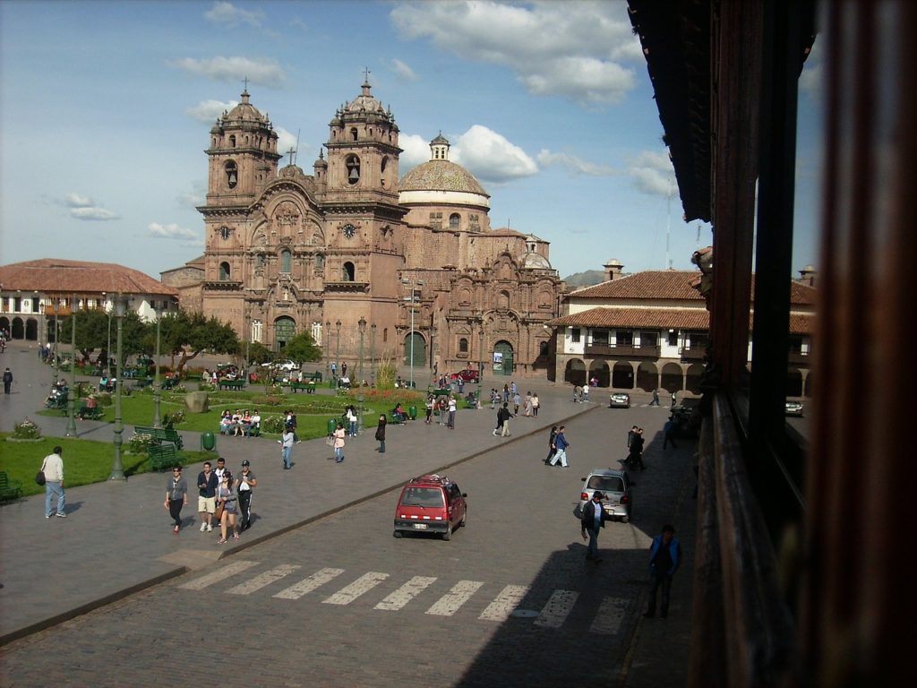 The Plaza de Armas in Cusco