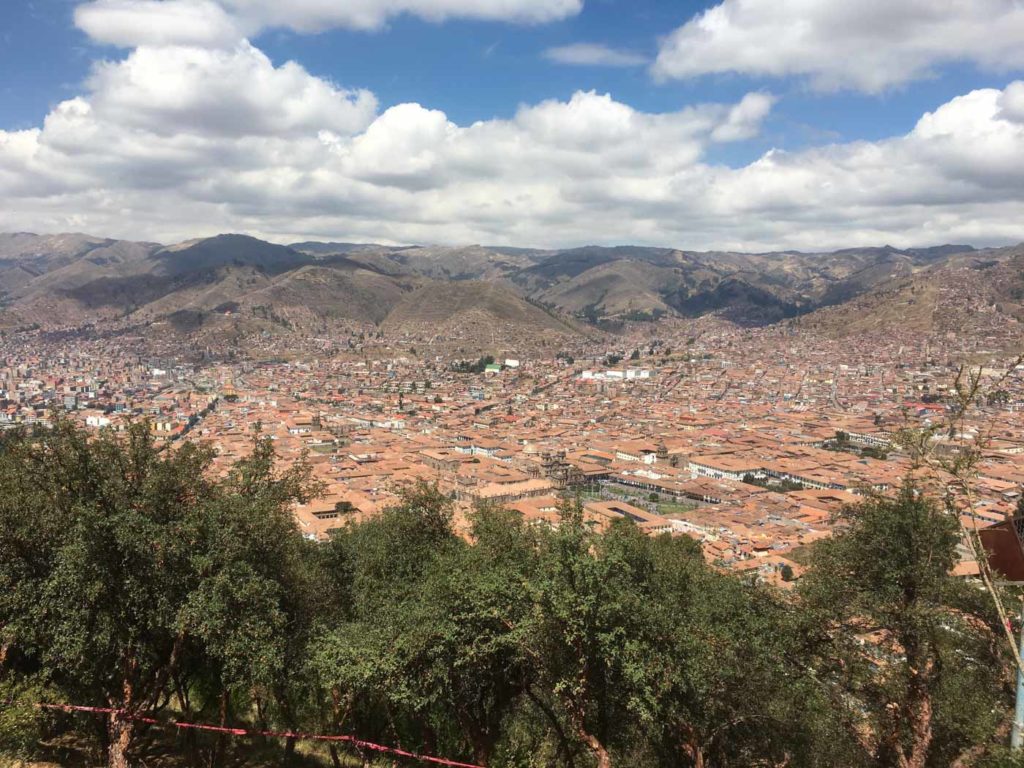 Cusco from a viewpoint