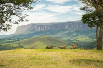 Vista do Mirante da pousada Velho Chico em São Roque de Minas