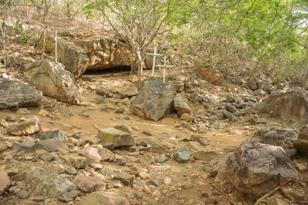 Grota do Angico local onde Lampião morreu junto ao seu bando de cangaceiros