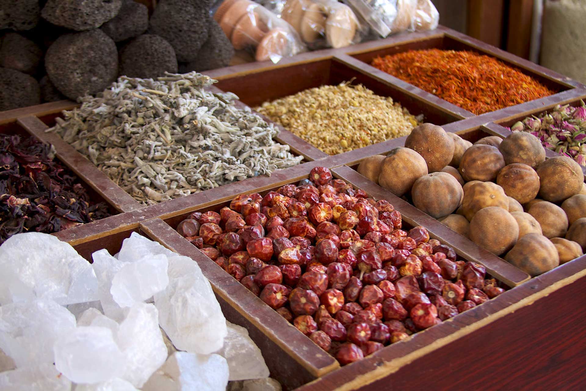 spices in Dubai Souk