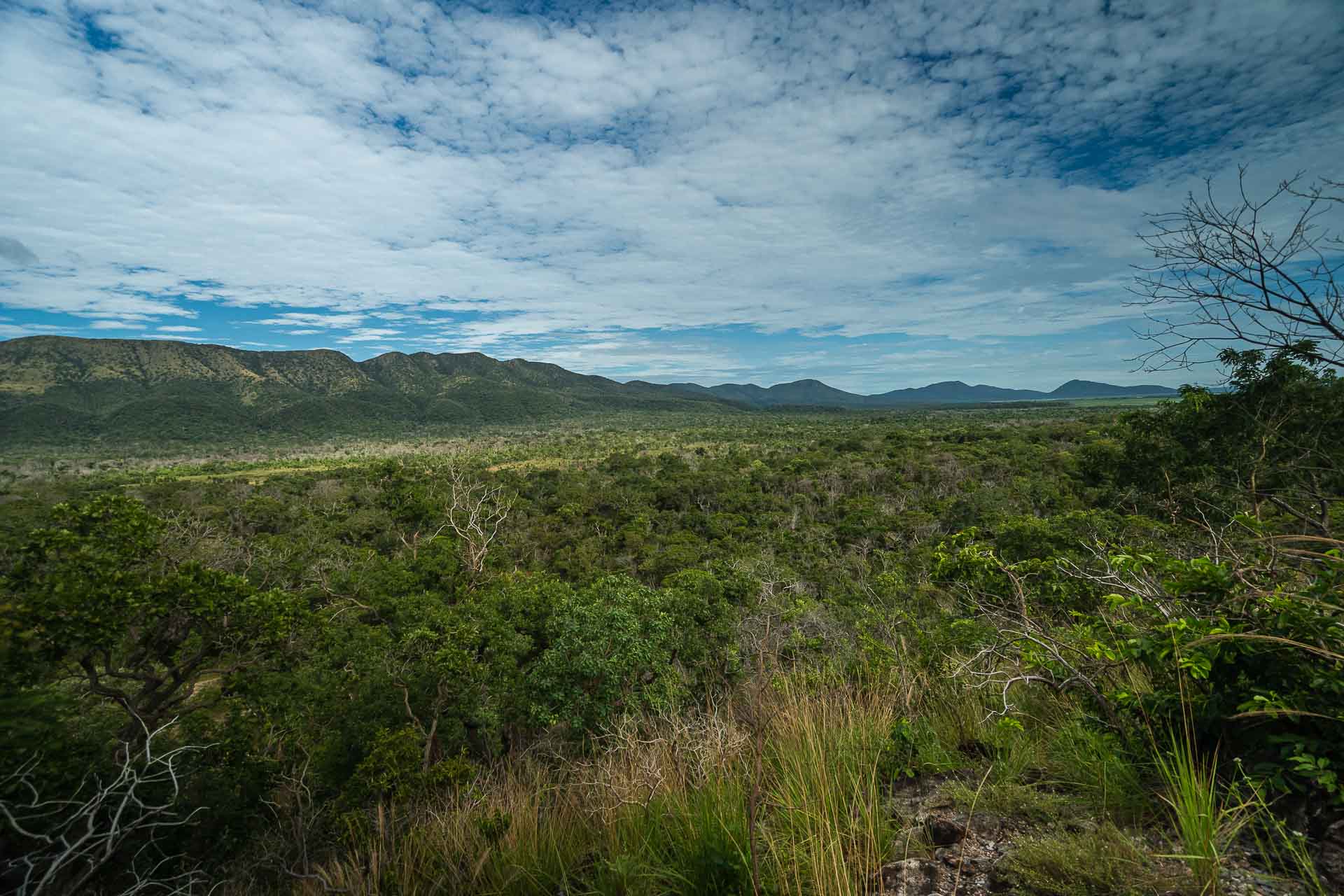 Vista do vale na Serra do Amolar