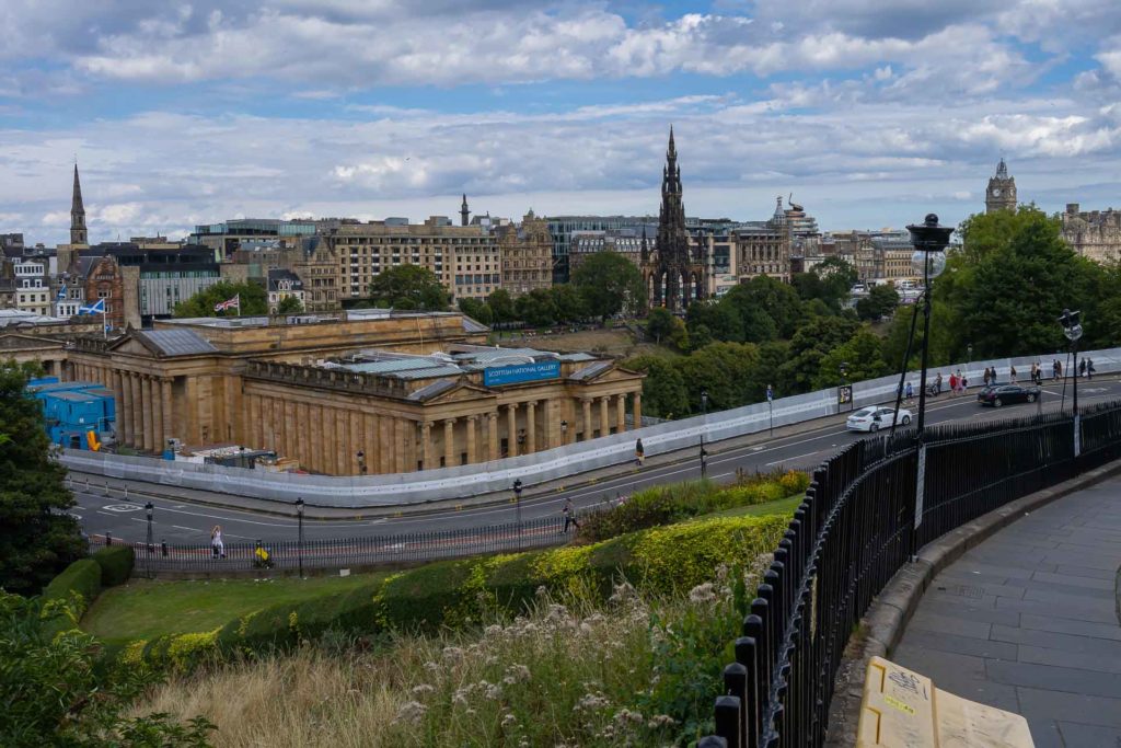 A cidade velha de Edimburgo