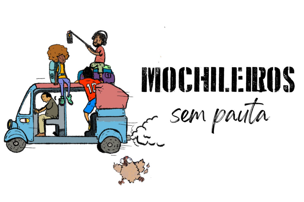 logo podcast mochileiros sem pauta