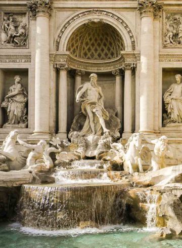 The Fontana di Trevi in Rome