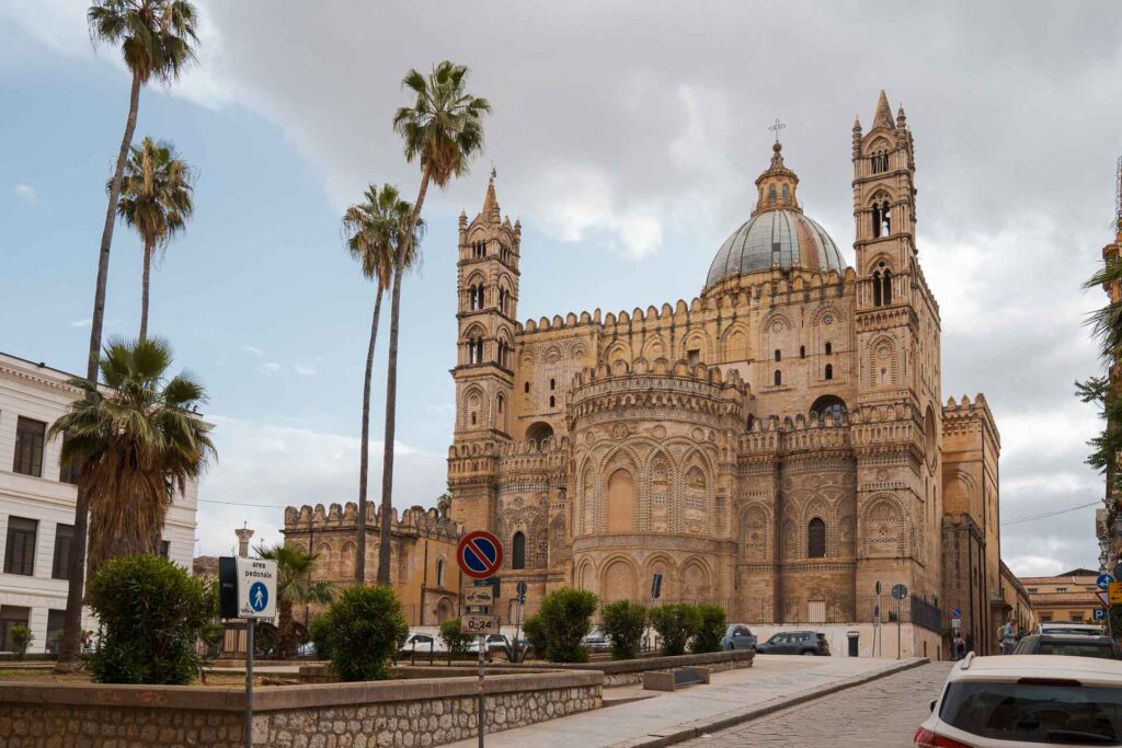 A catedral principal de Palermo na Sicília