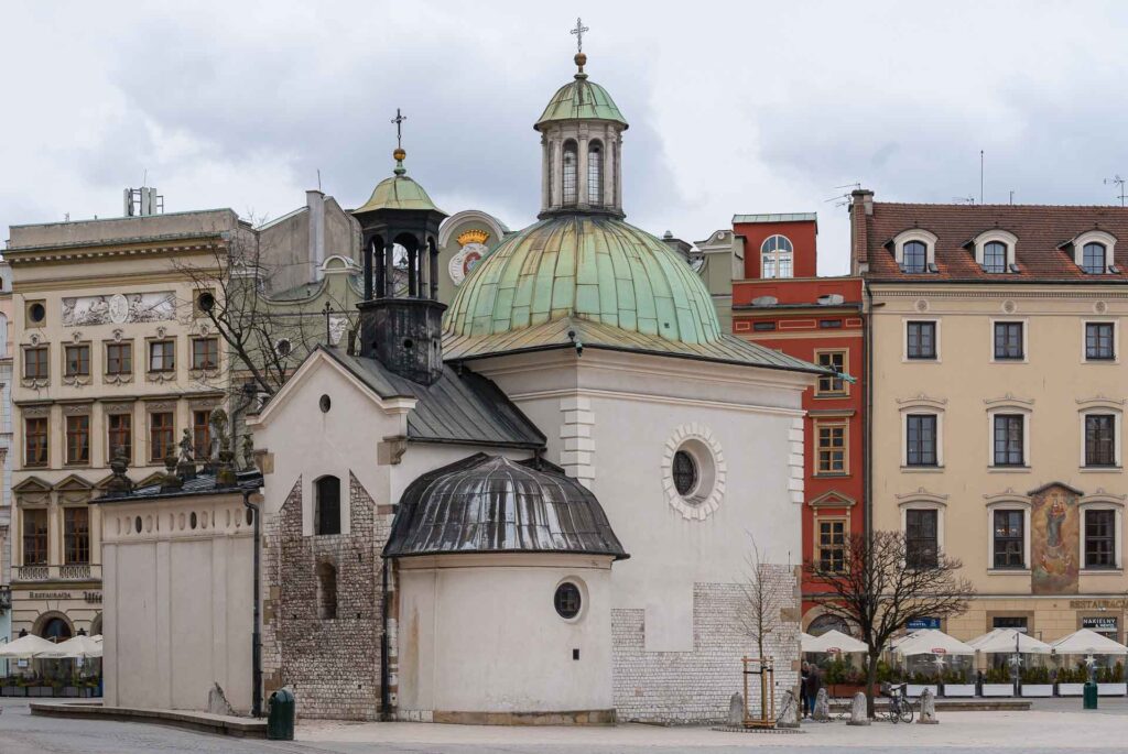 The church in Krakow Poland