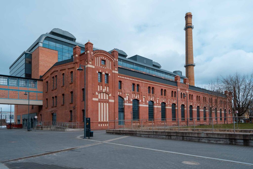 A factory in Lodz city Poland