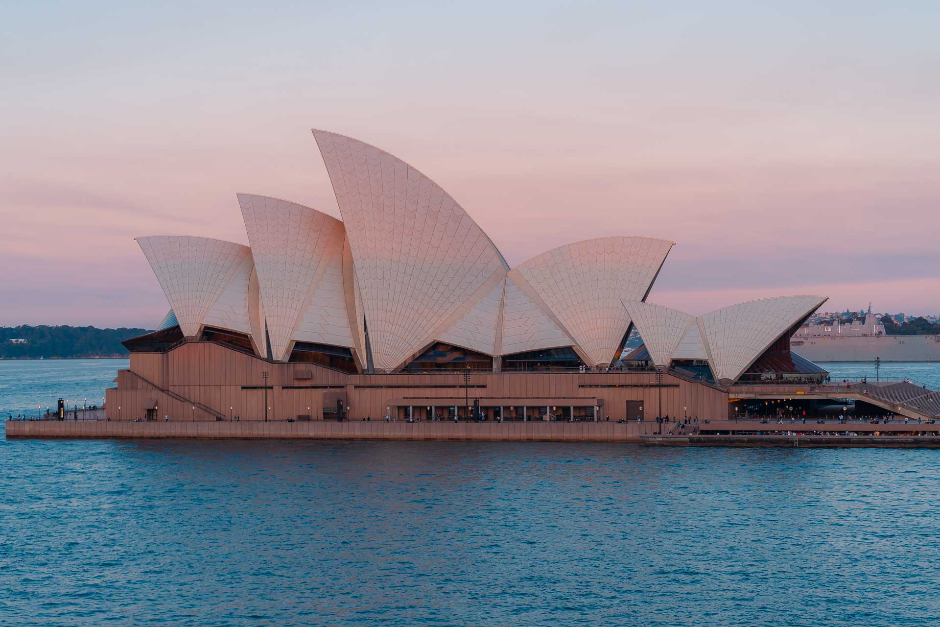 A famosa Ópera House de Sidnei na Austrália