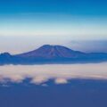 aerial view of Kilimanjaro mountain
