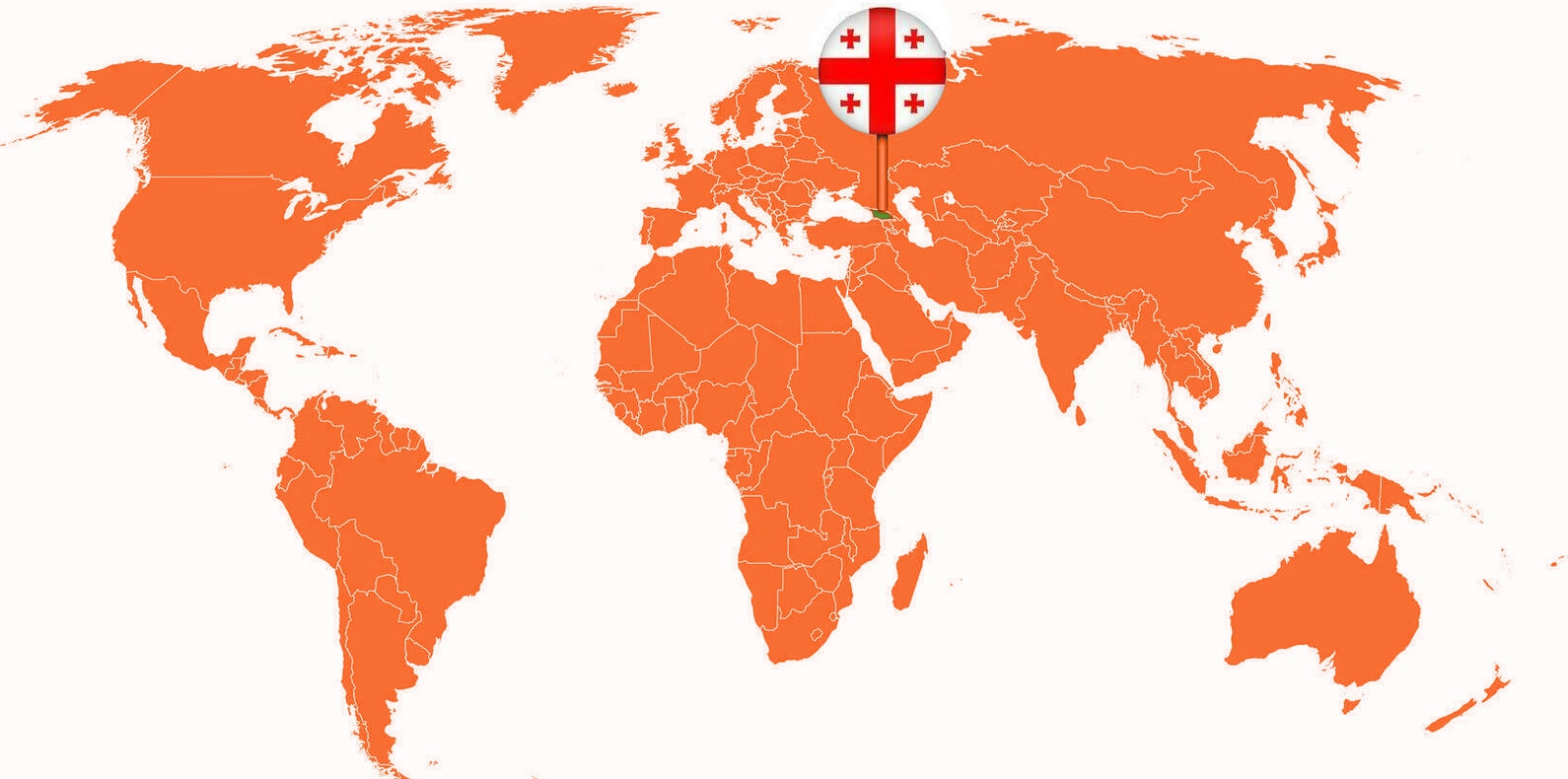 Onde fica a Geórgia no mundo